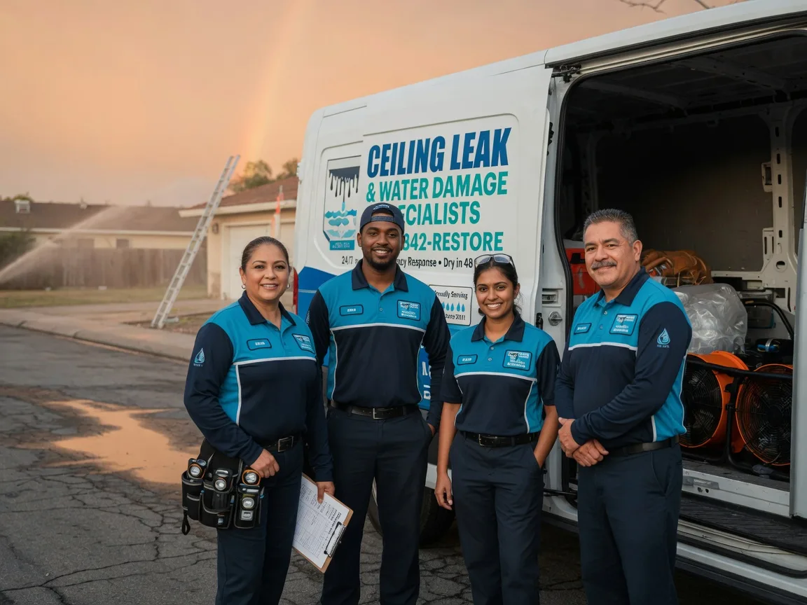 Ceiling Leak Cleanup company in Hext, TX