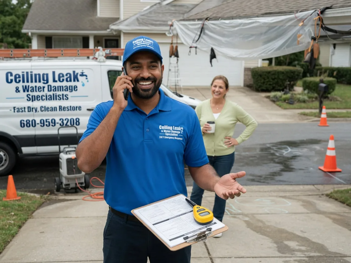 Ceiling Leak Cleanup Hext, TX FAQs